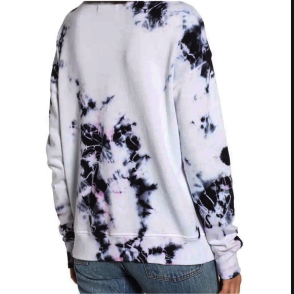 PHILOSOPHY MADE IN AMERICA TIEDYE LONG SLEEVE V NECK TOP LARGE - Picture 2 of 5